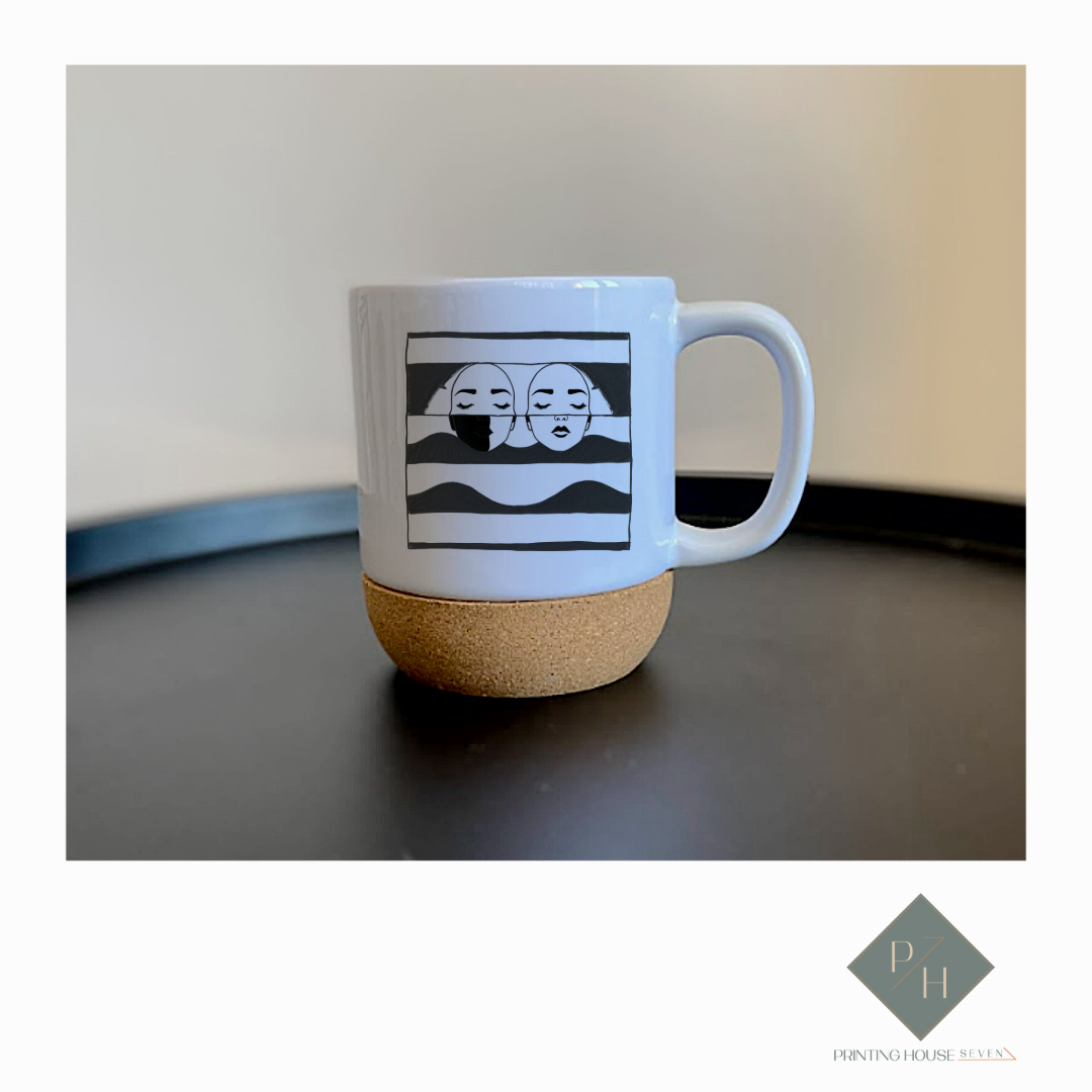 Огледални Лица - Чаша С Корково Дъно