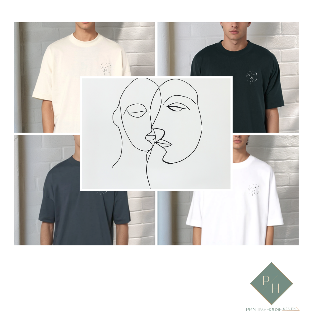 Линии На Обичта - Oversized Тениска (опция за бродерия)