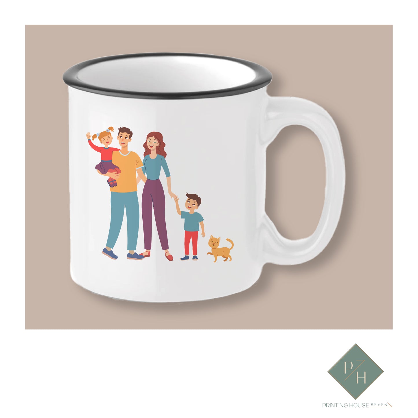 Family - Ceramic Jug