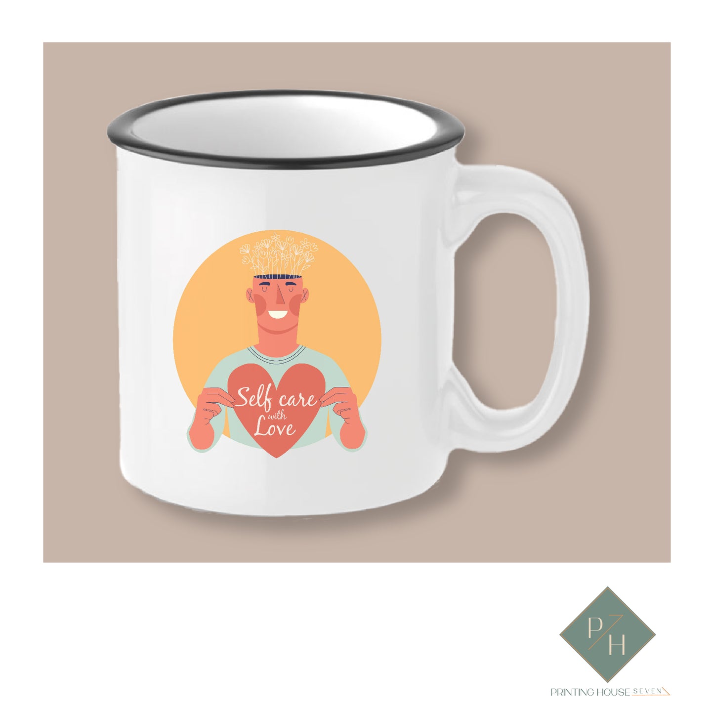 Self Care With Love - Ceramic Mug