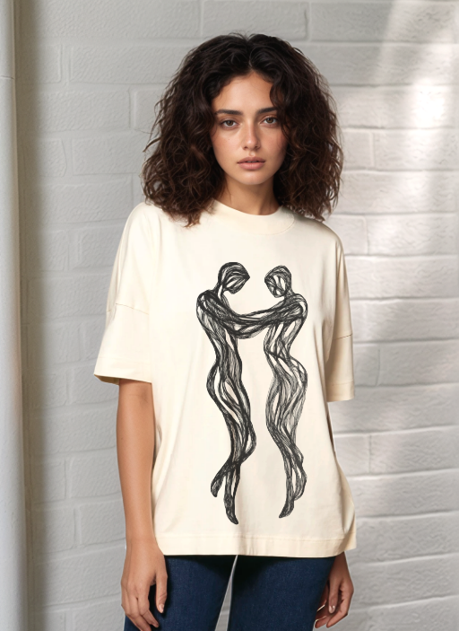 Вплетени Души - Oversized Тениска