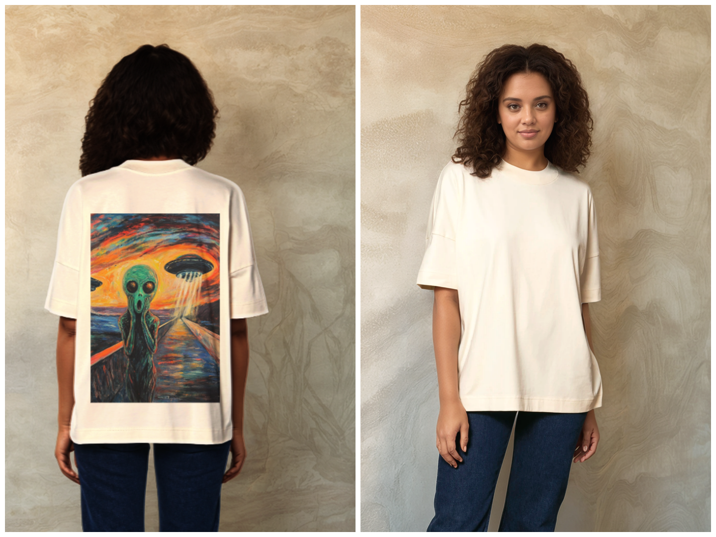 Писък - Oversized Тениска