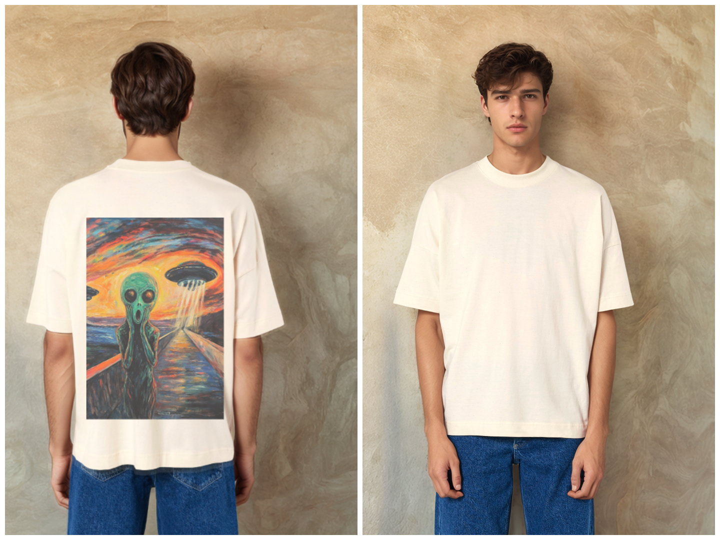 Писък - Oversized Тениска