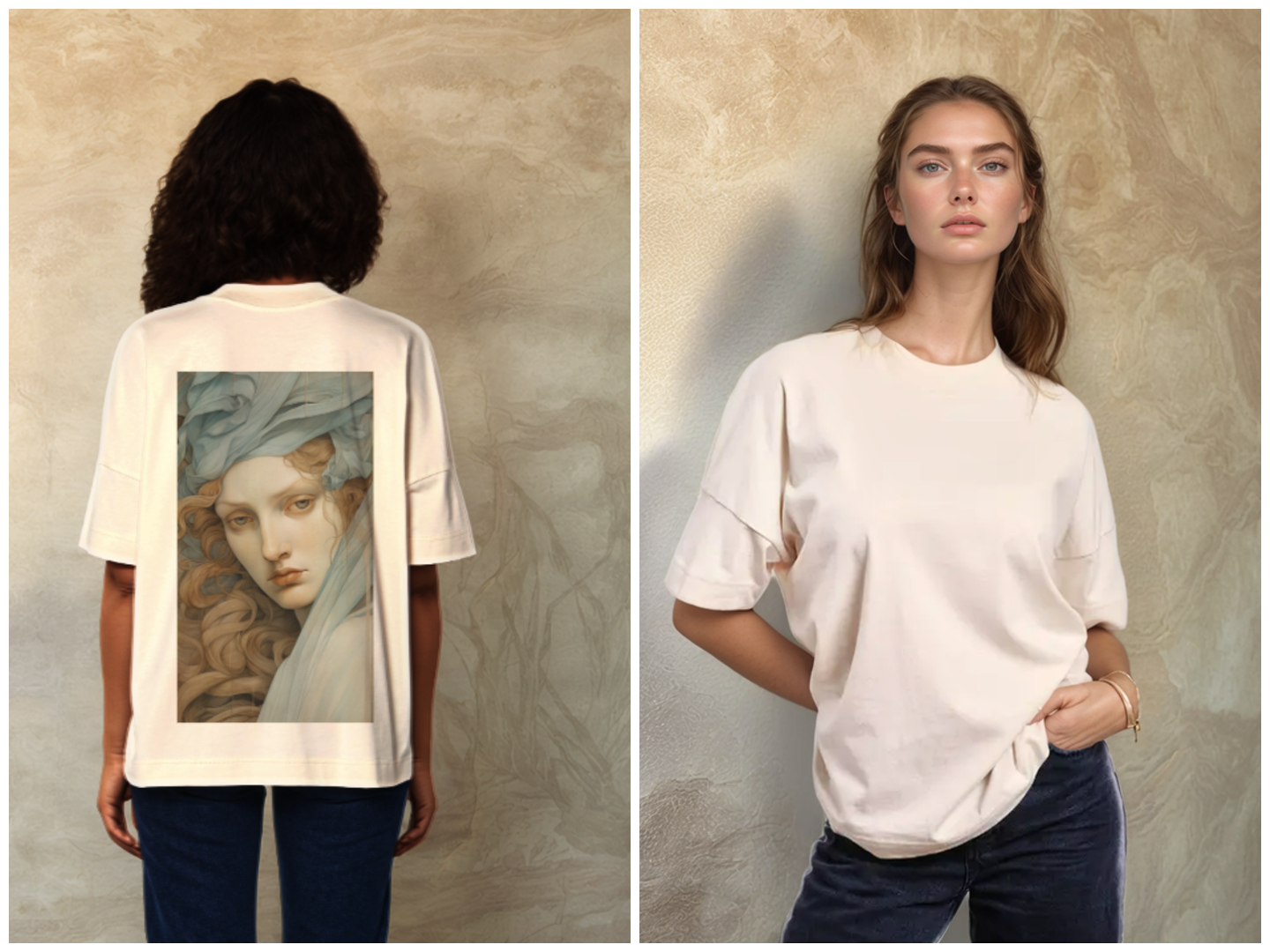 Венера - Oversized Тениска