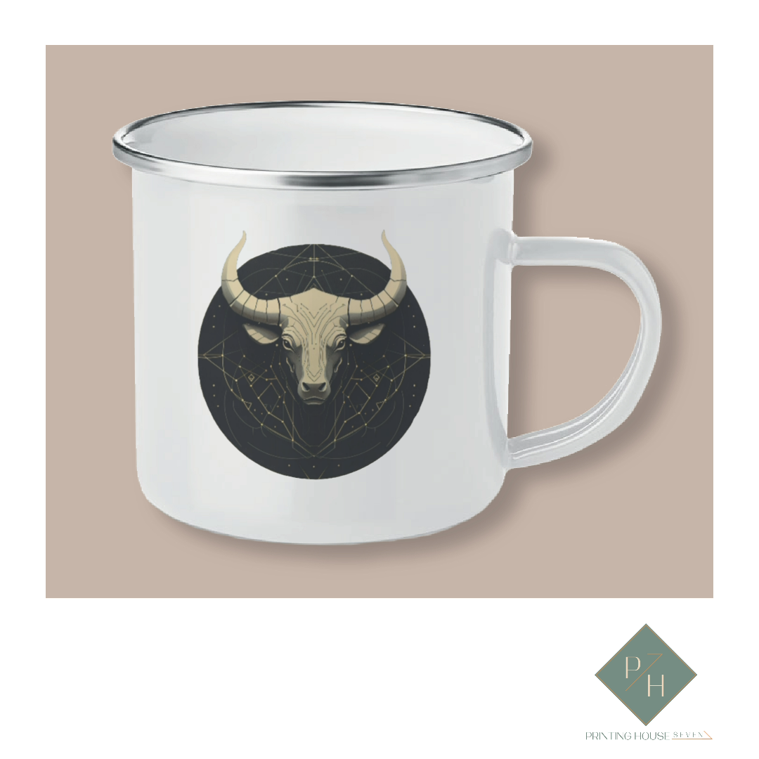 Taurus - Enameled Mug