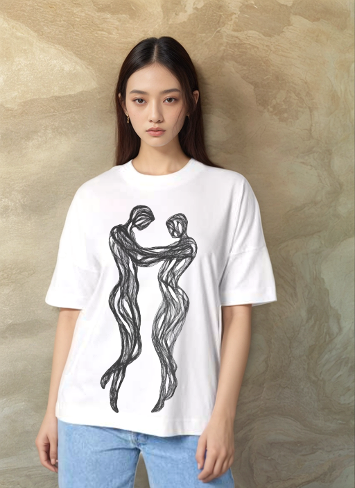 Вплетени Души - Oversized Тениска