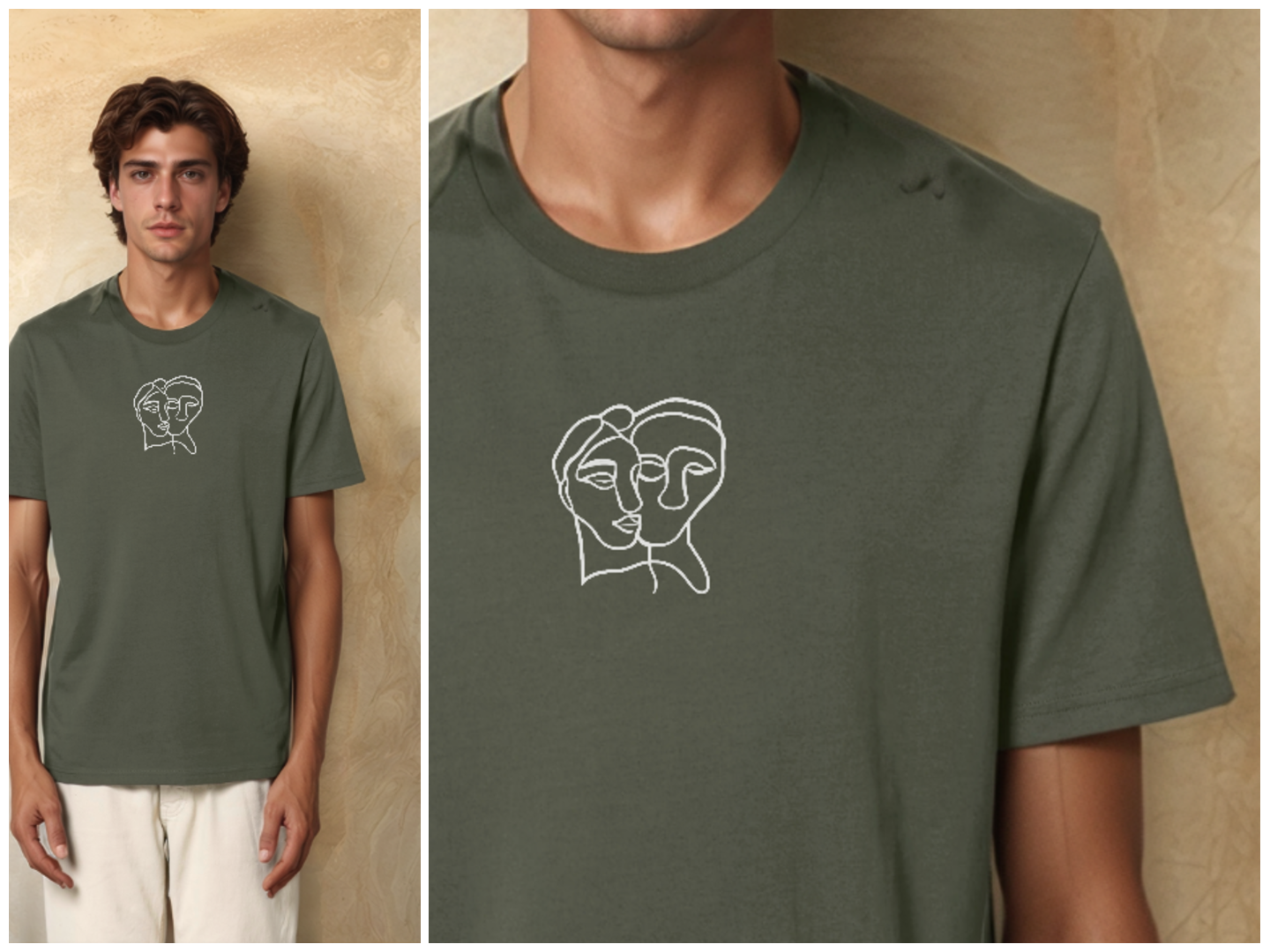 Connected Souls - T-shirt (embroidery option)